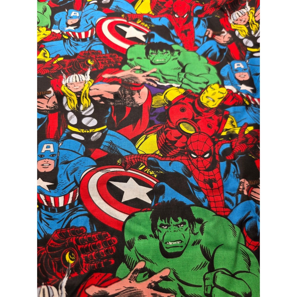 Marvel Fabric Springs Creative Multicolor Superhero Comic Sold by the yd